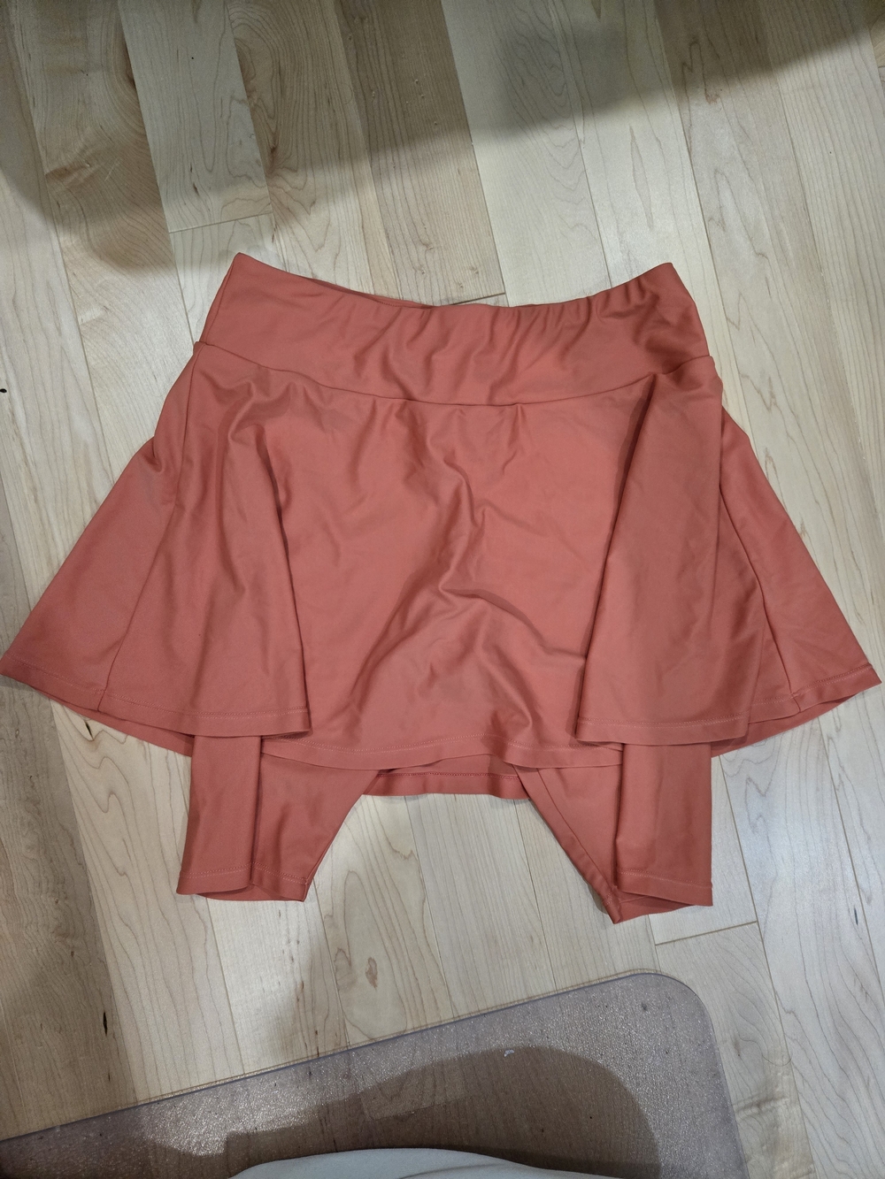 Midi Swim Skort With Bike Shorts